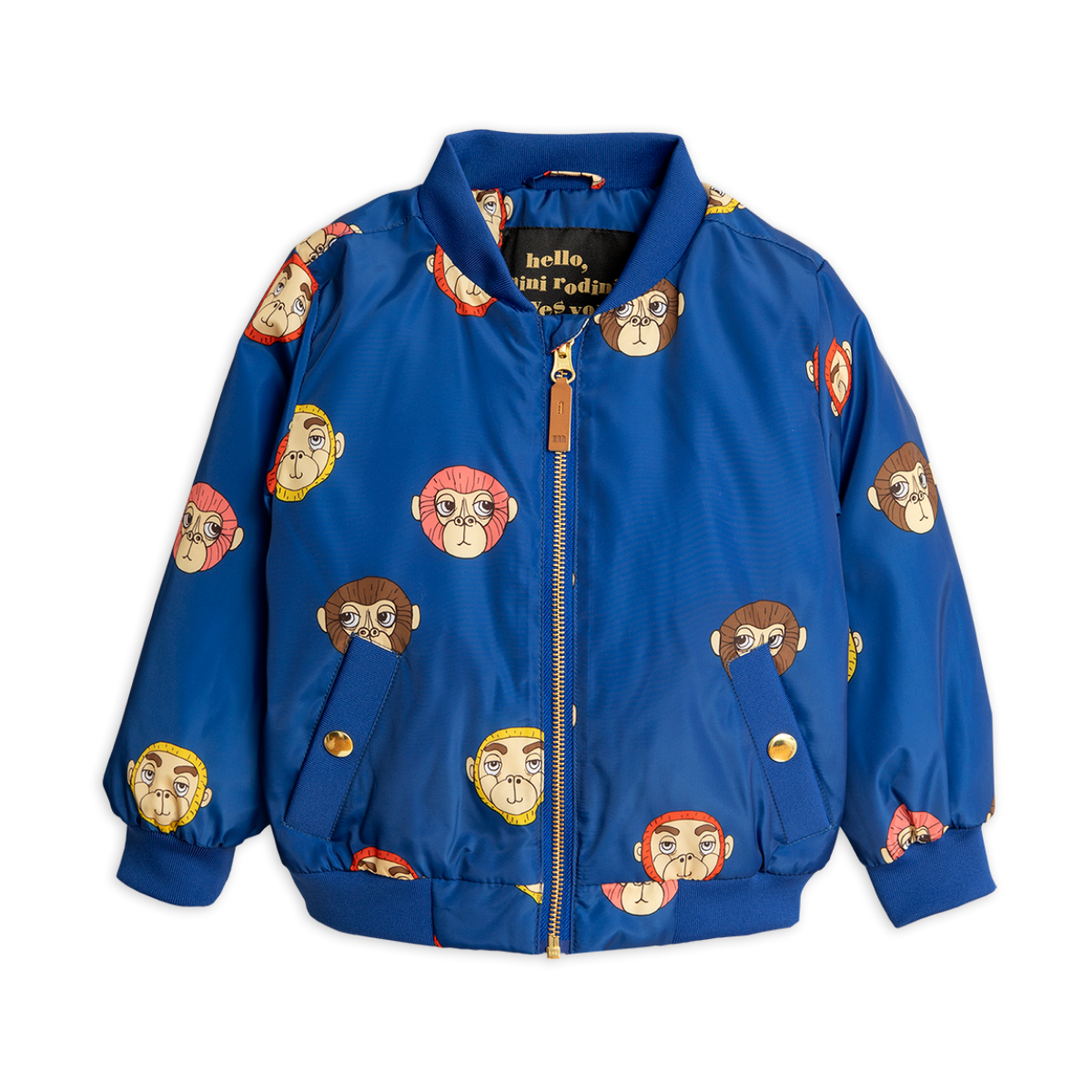 Monkey baseball jacket [Blue]