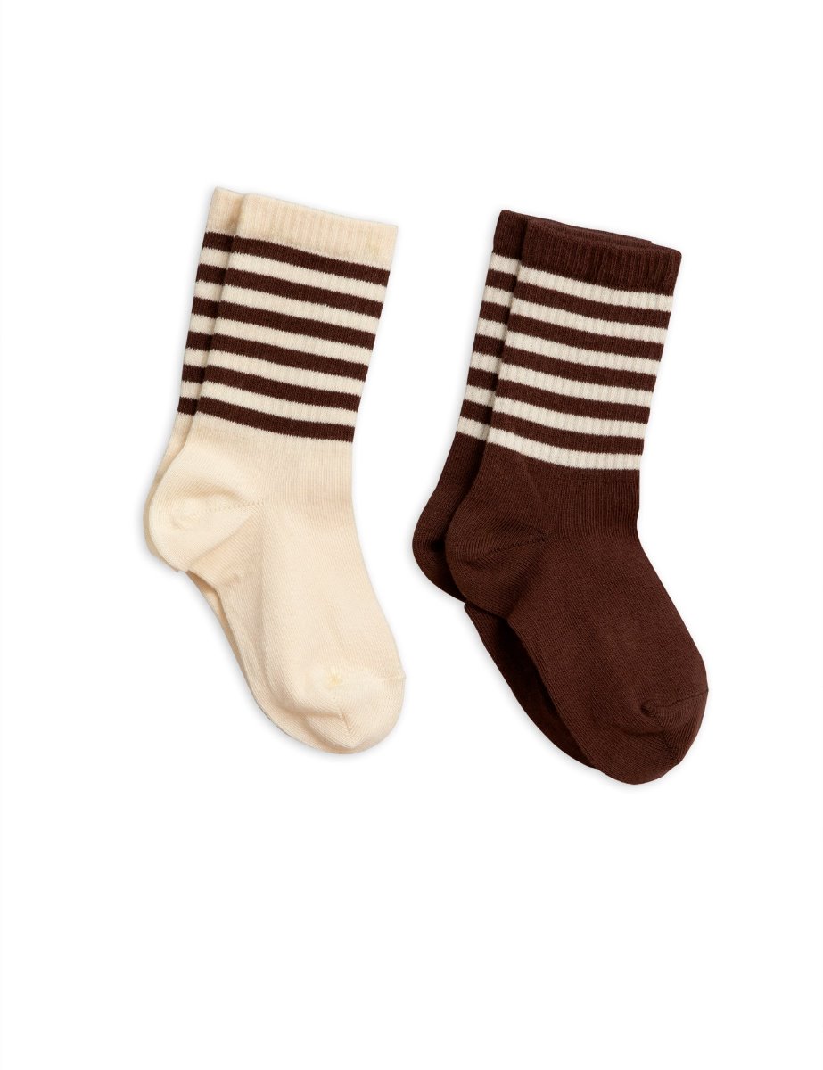 2-pack socks (brown)