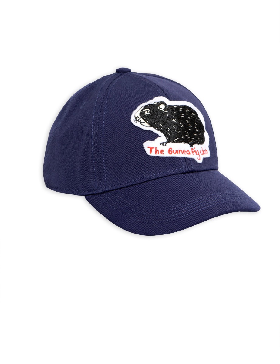 Guinea pig felt patch cap( Navy)