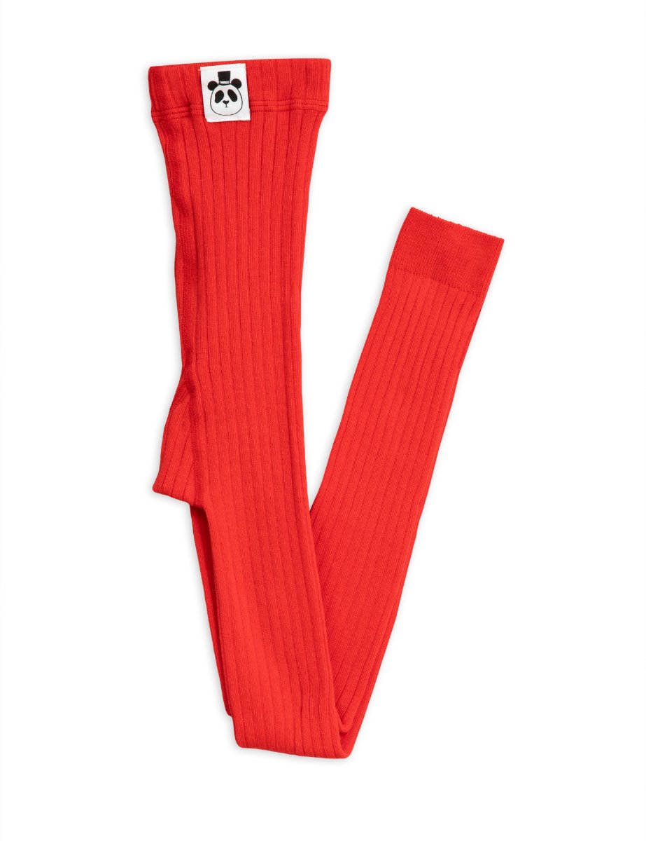 Ribbed leggings(Red)