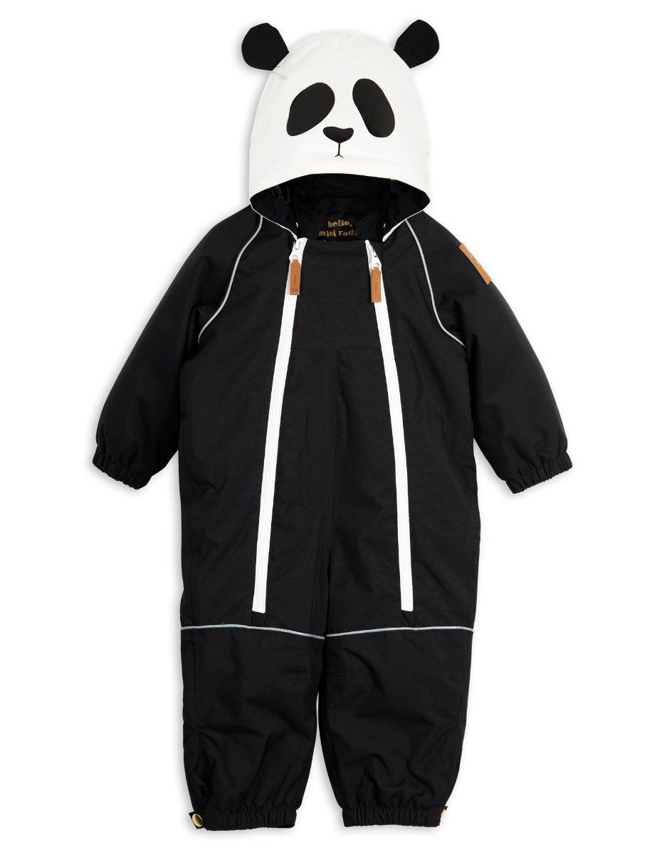 Alaska panda baby overall(Black)