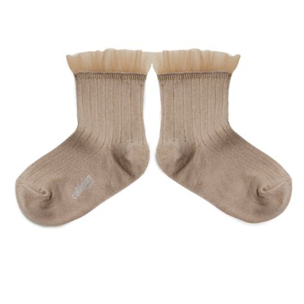 Tulle Ankle Socks(no.226 Petite taupe)