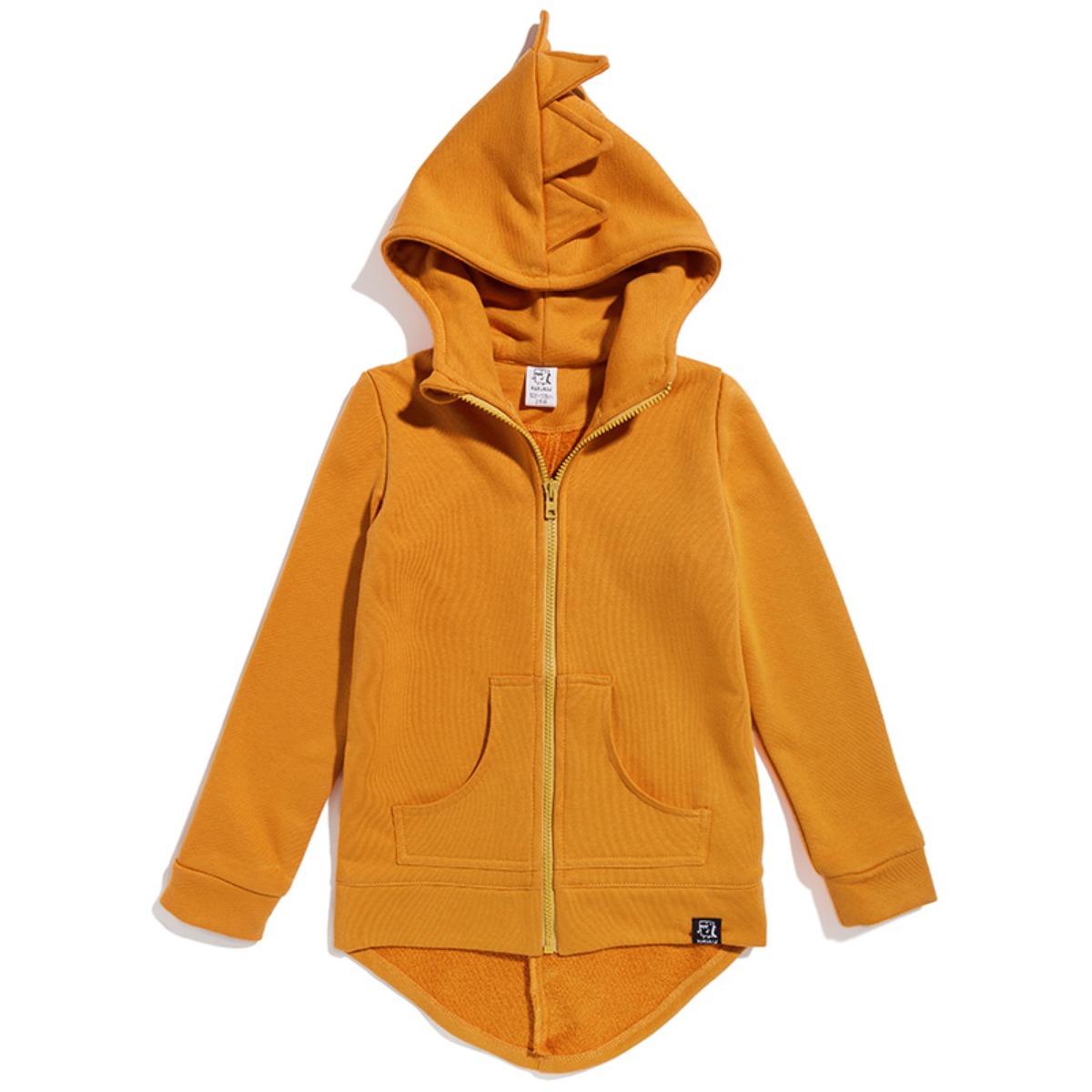 dino hoodie cotton/bee color honey