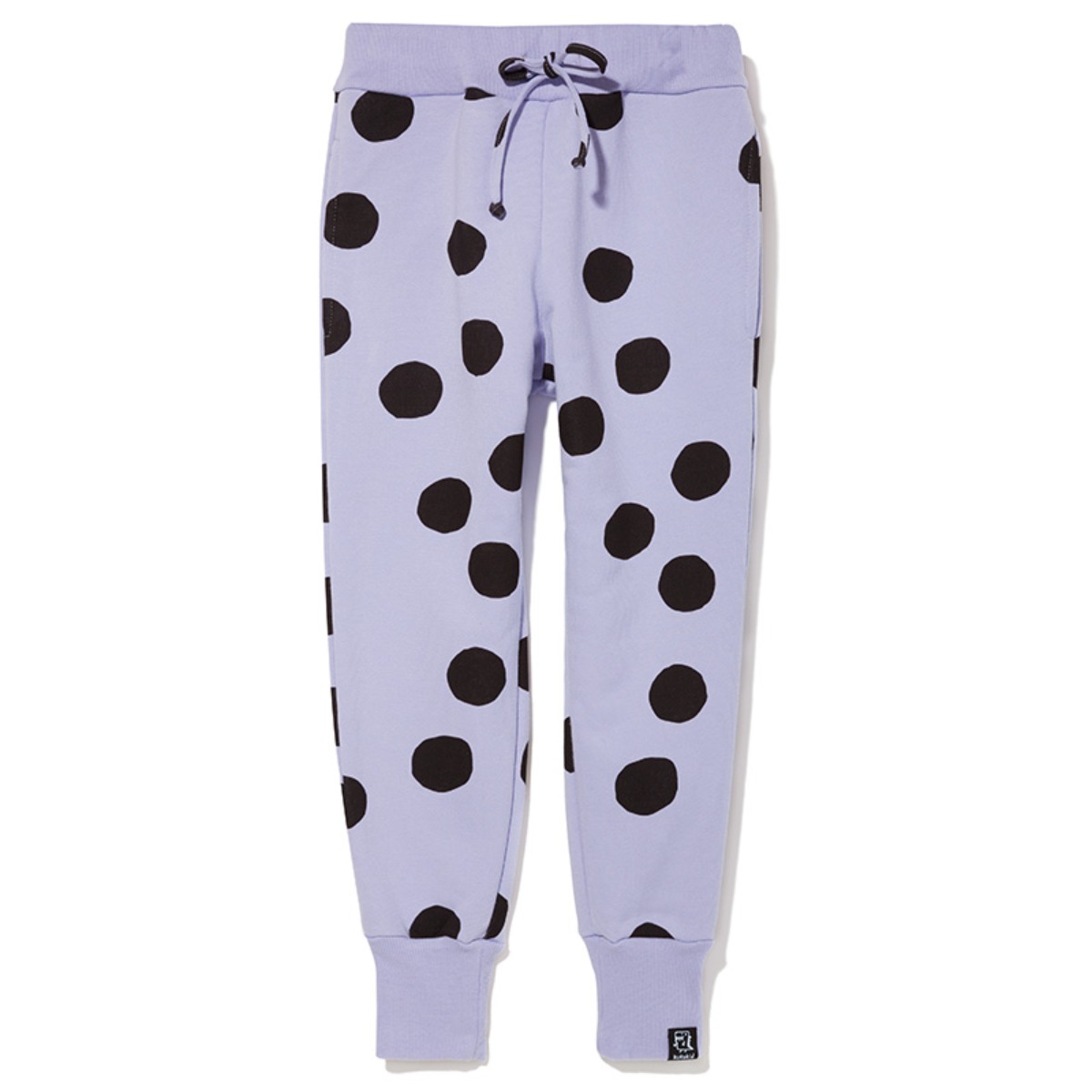 pocket pants/lilac dots