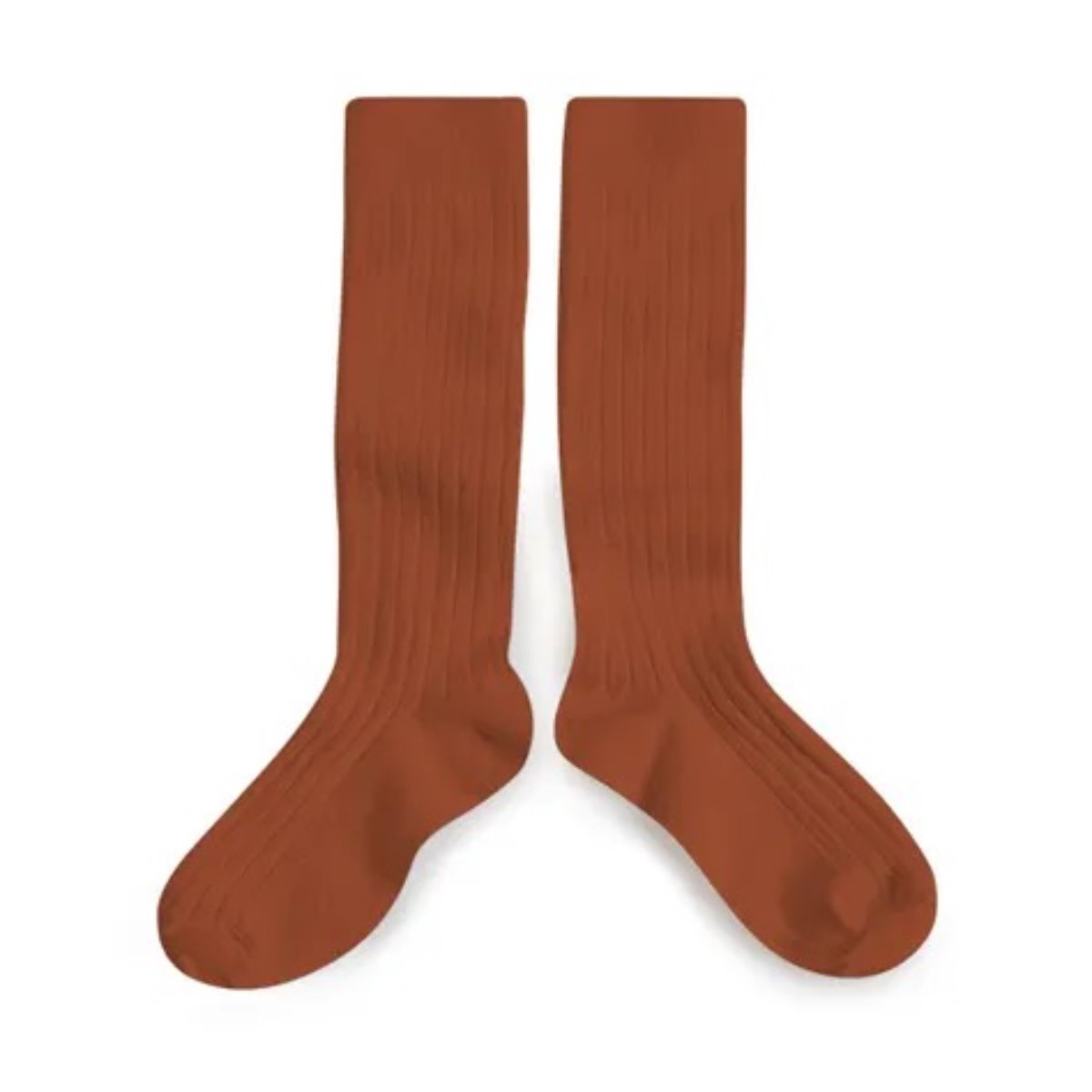 La Haute - Plain Ribbed Knee-high Socks #939