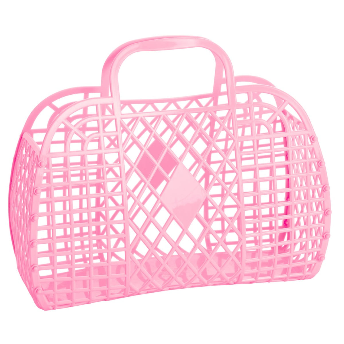 RETRO BASKET - Large ,Small-Bubblegum Pink (사이즈선택가능)