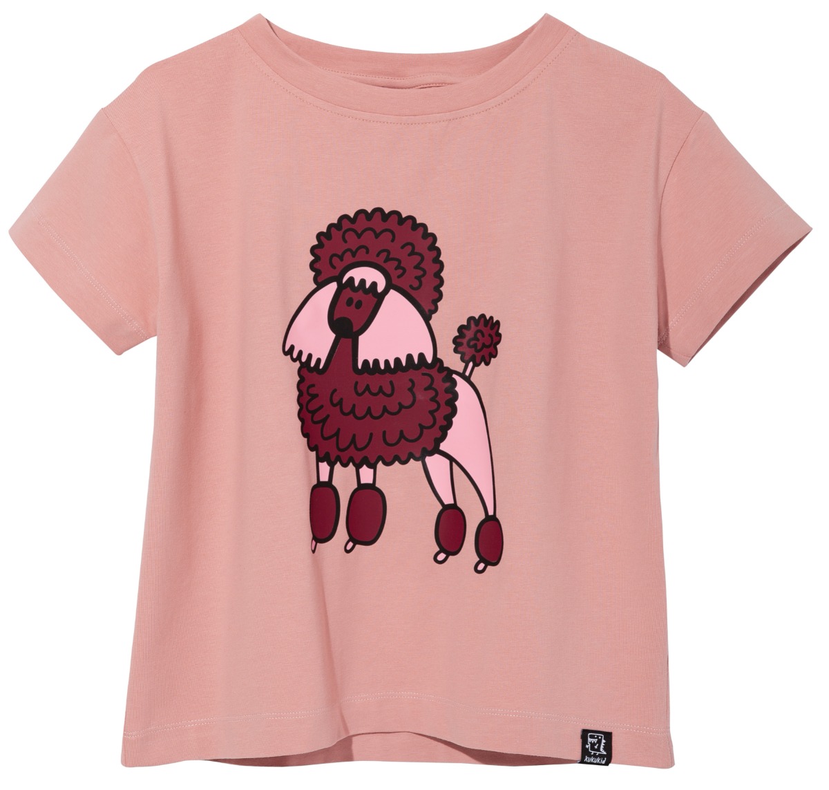 t-shirt(pink single poddle)