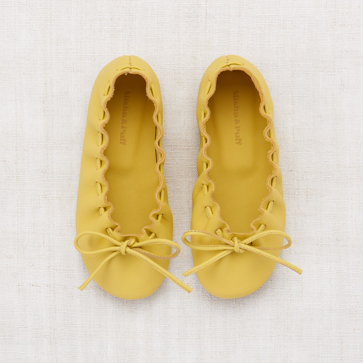 Ballet Moccasin(Vintage Yellow)