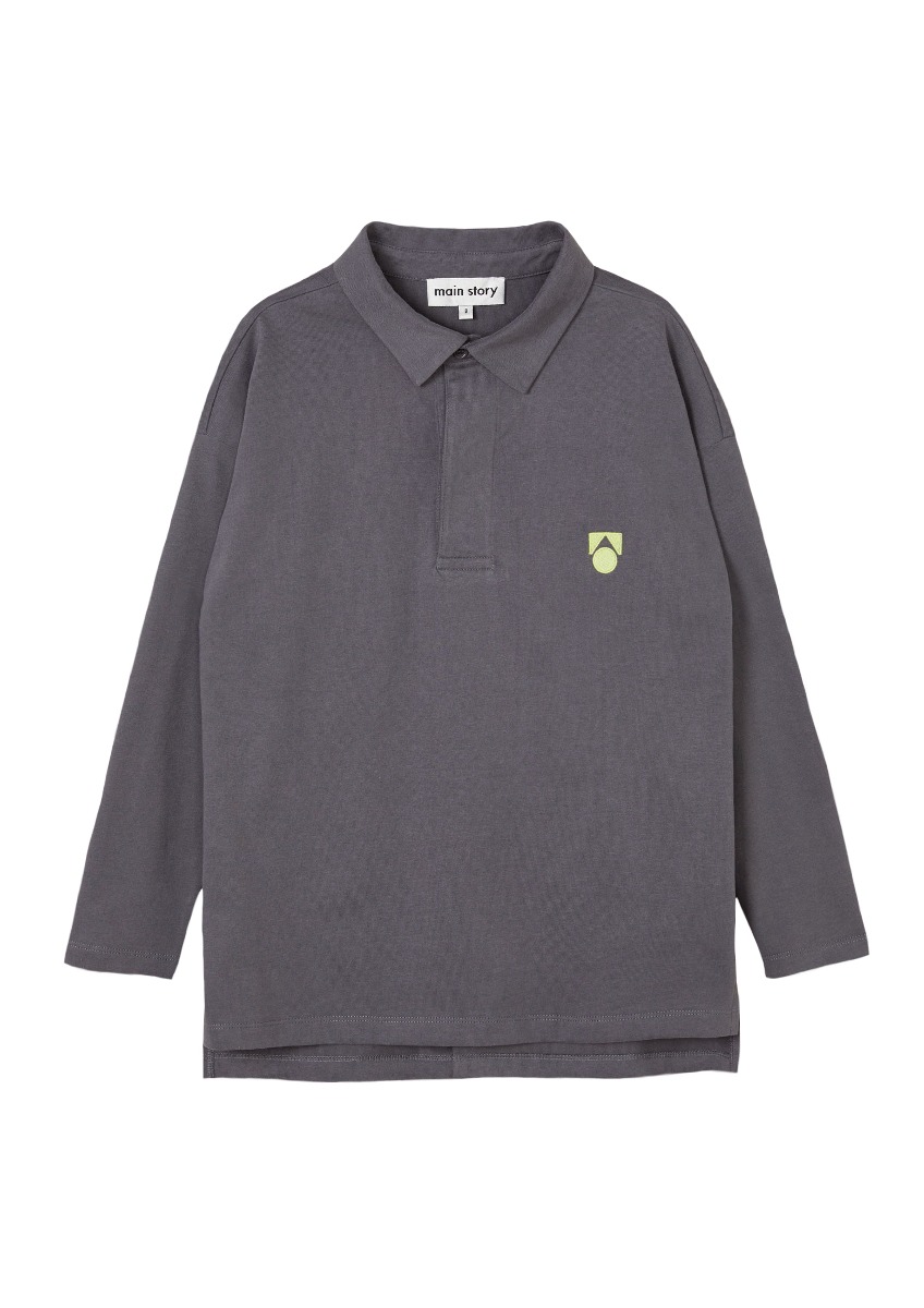 Polo shirt(Magent Brushed Jersey)