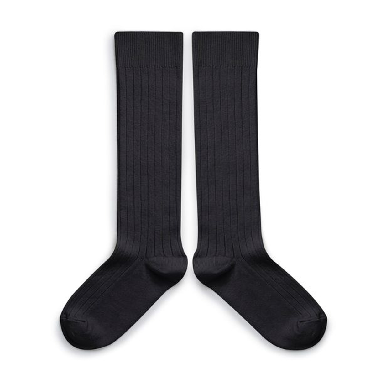 La Haute - Ribbed Knee-high Socks - Pierre de Volvic #783