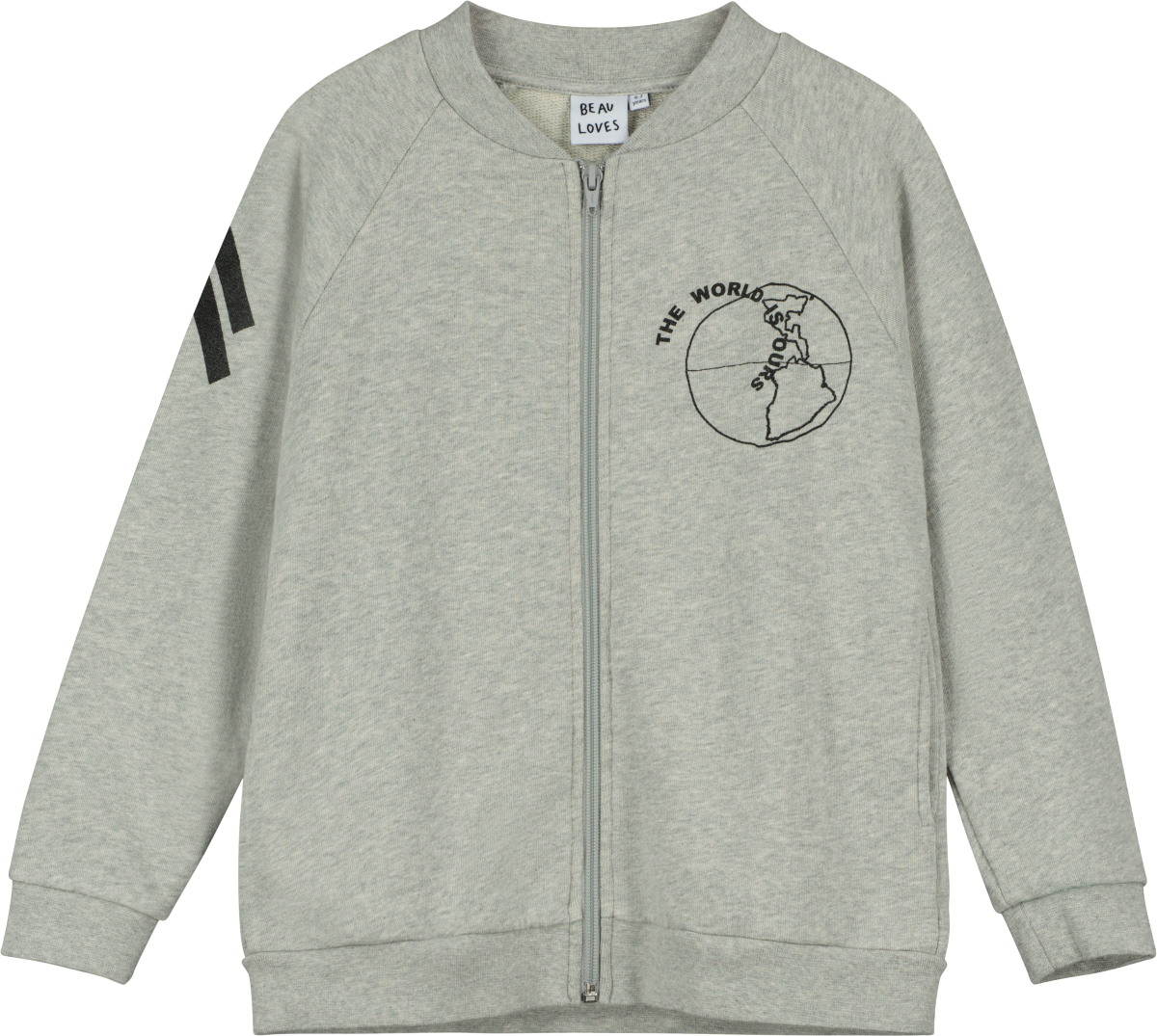 Grey Melange &#039;Adventure&#039; Zip Jacket