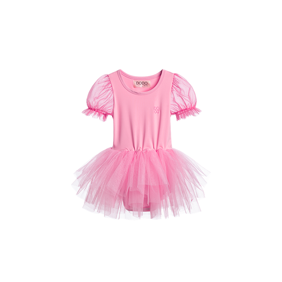 The Very Puff Sleeve Tutu Dress_pink pearl