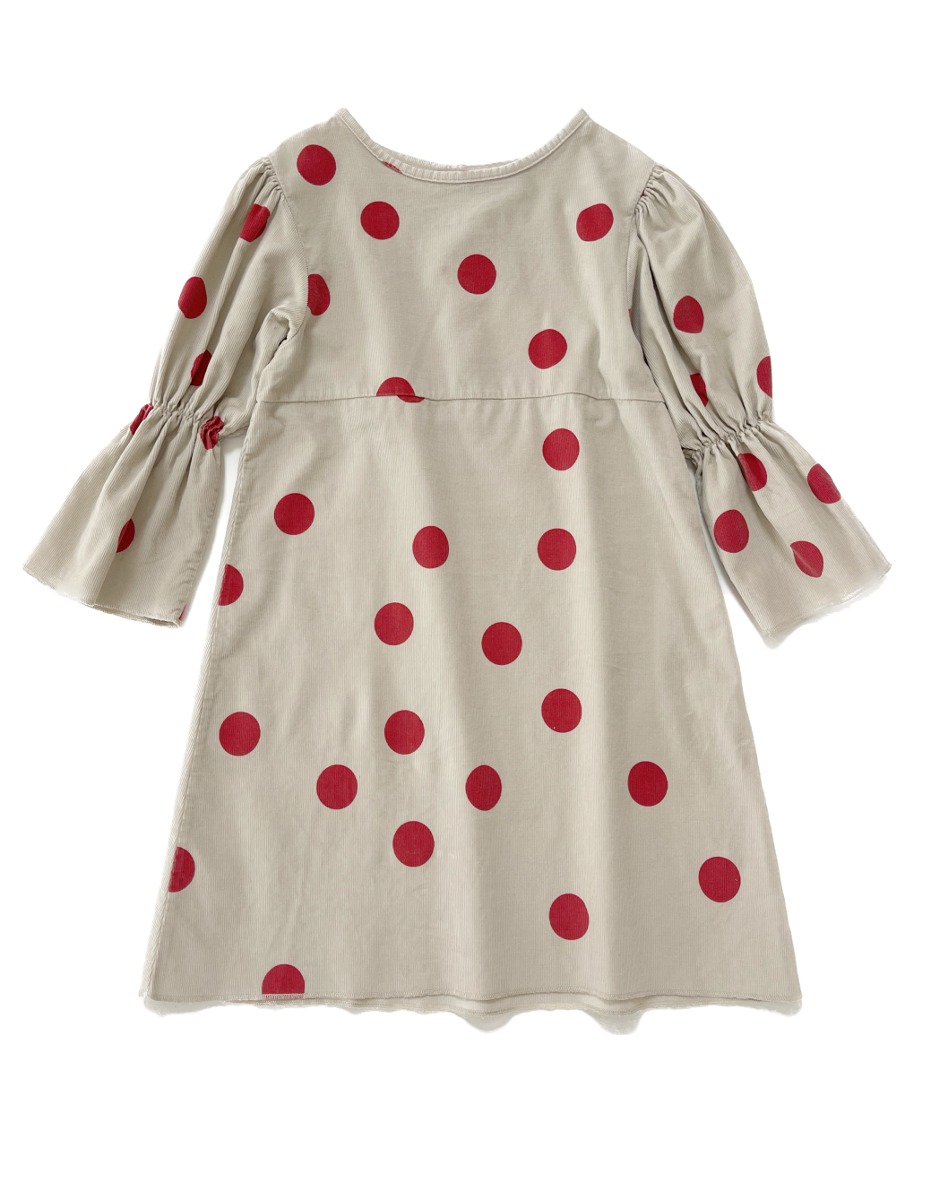 dress long sleeves(red dots)