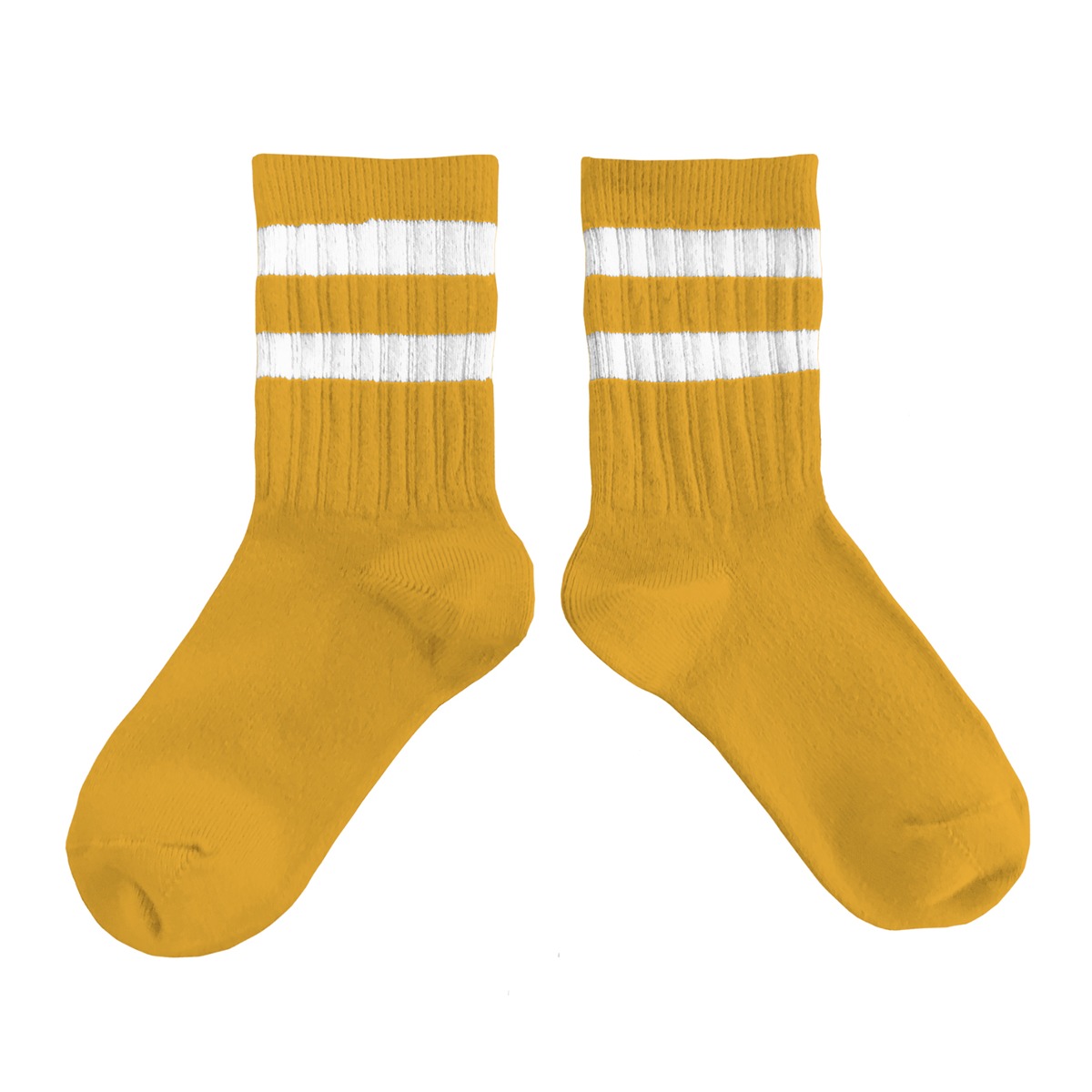 Nico - Ribbed Varsity Crew Socks #780