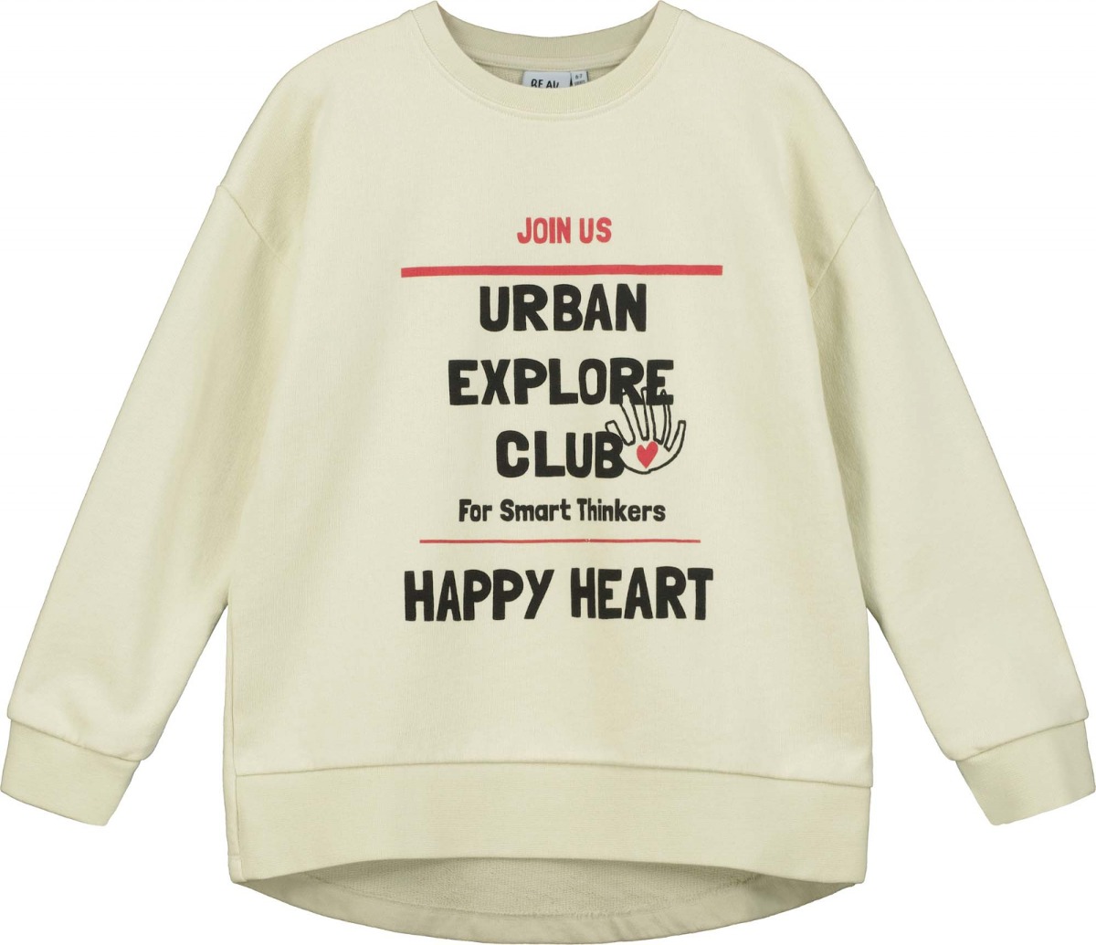 Natural Urban Explore Club Relaxed Fit Sweater