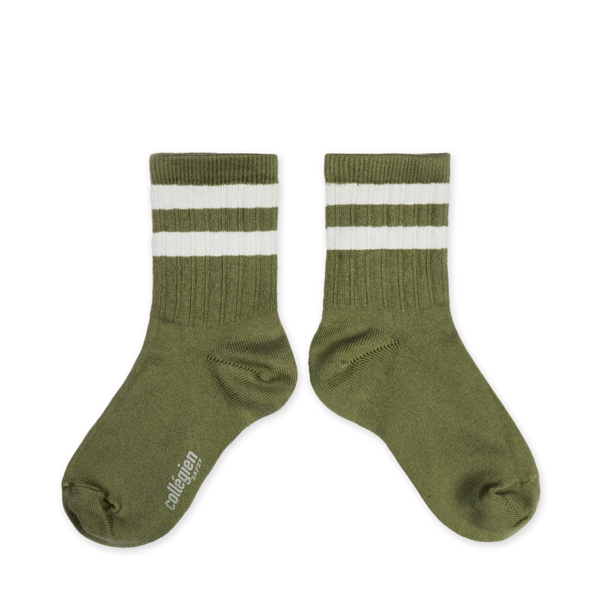 Nico - Ribbed Varsity Crew Socks #533