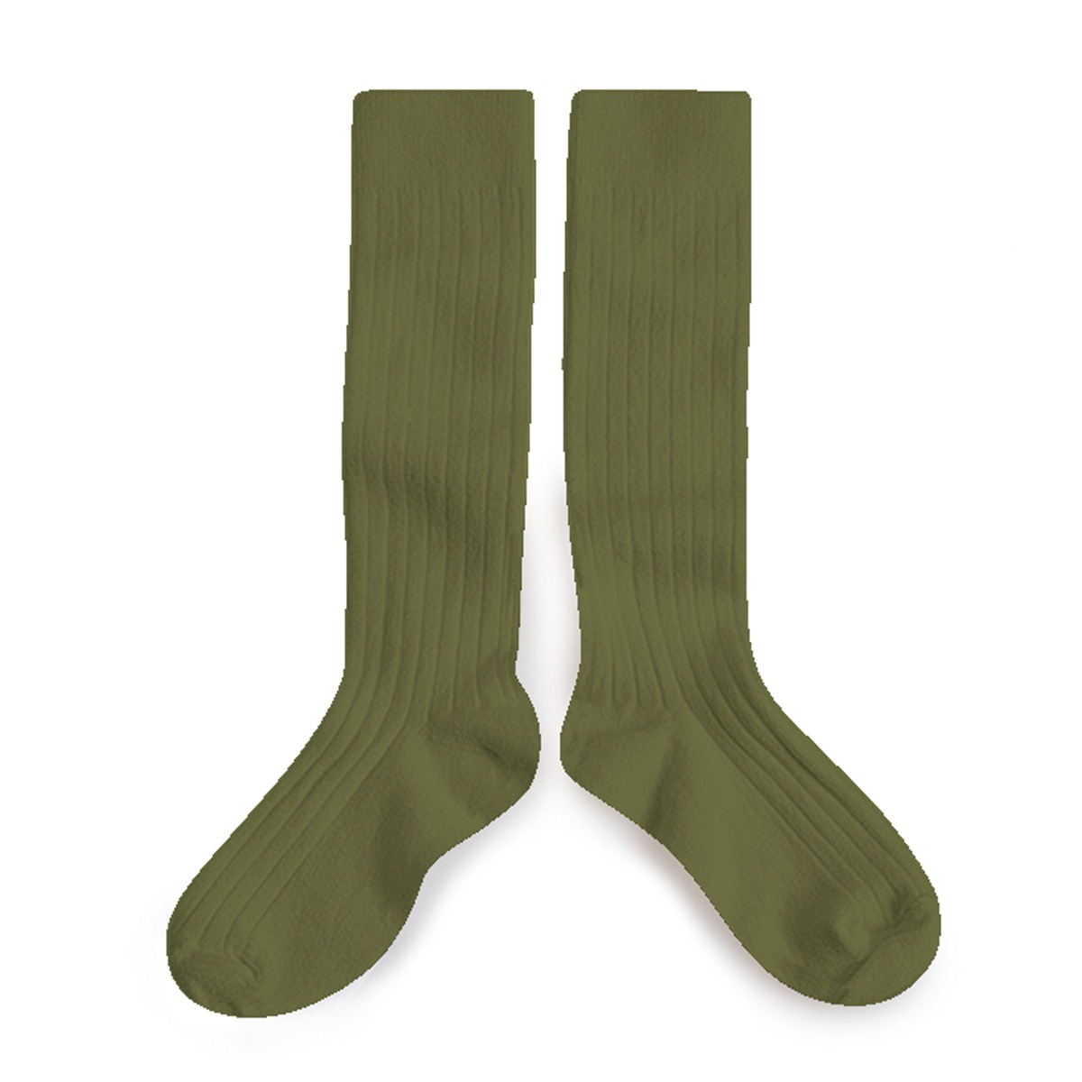 La Haute - Ribbed Knee-high Socks #533