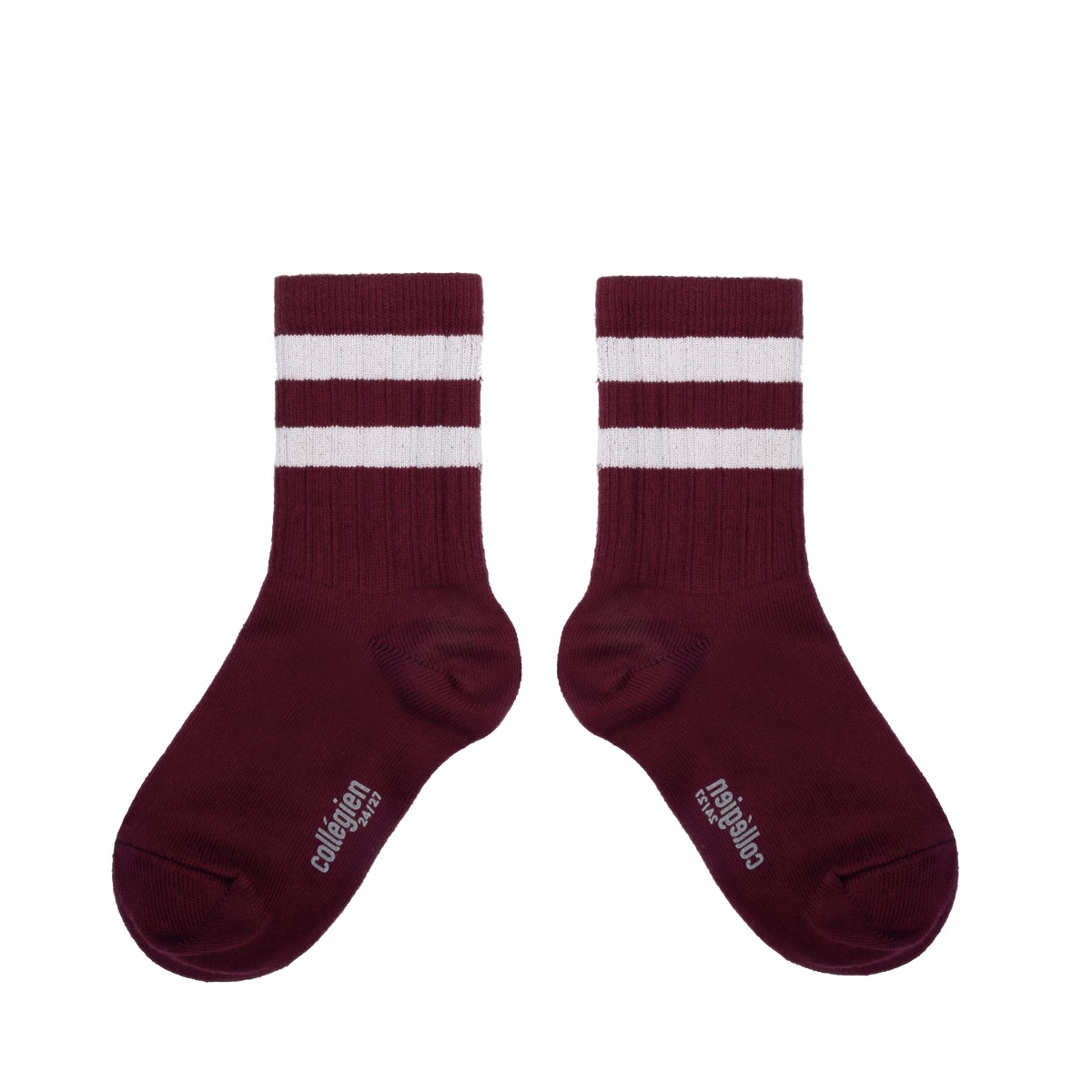 Nico - Ribbed Varsity Crew Socks #640