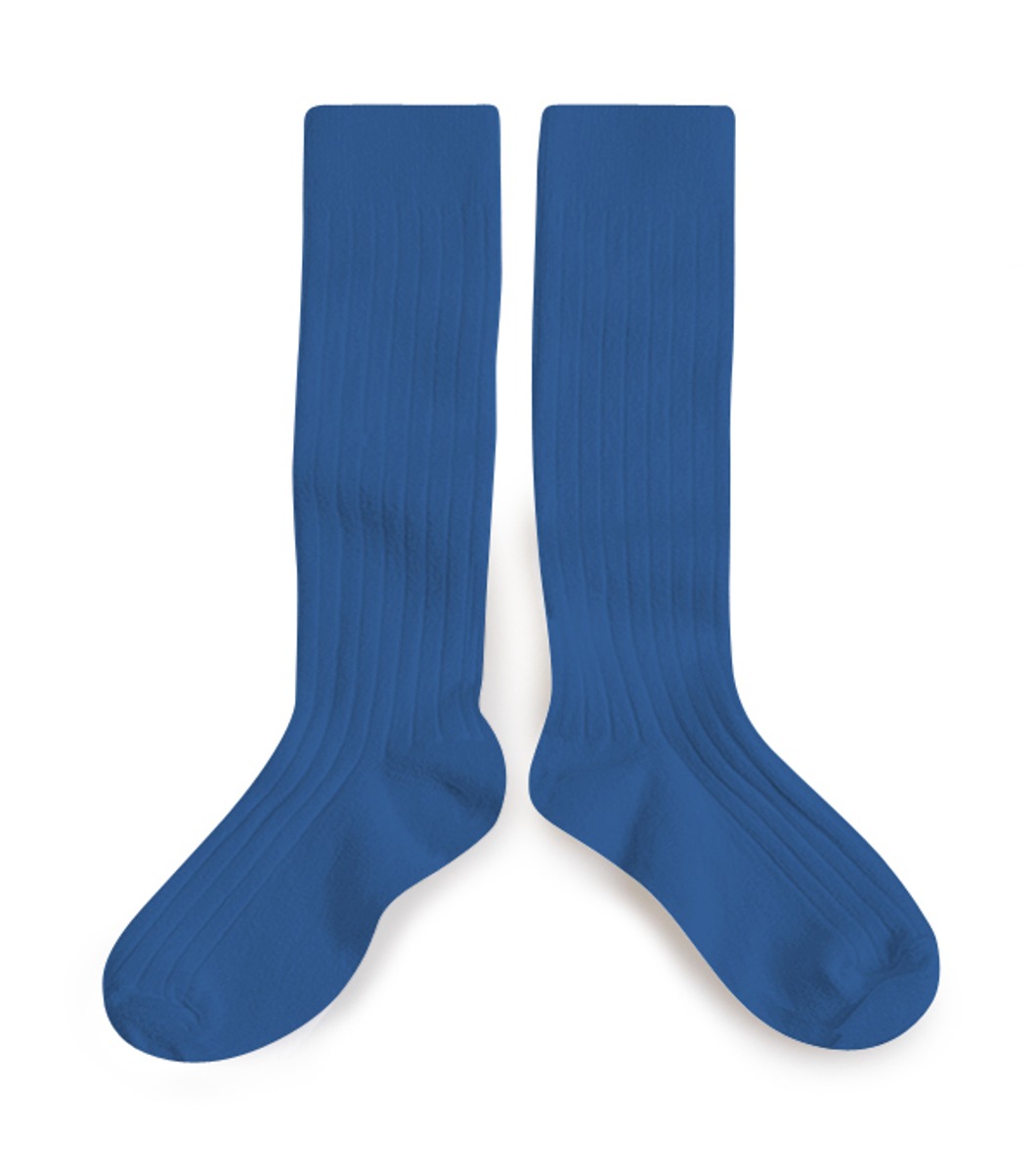 La Haute - Ribbed Knee-high Socks #615