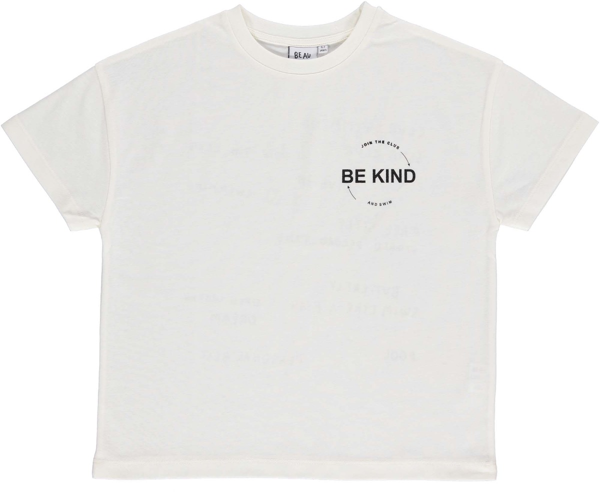 Natural &#039;Be Kind&#039; Oversized T-shirt /Natural